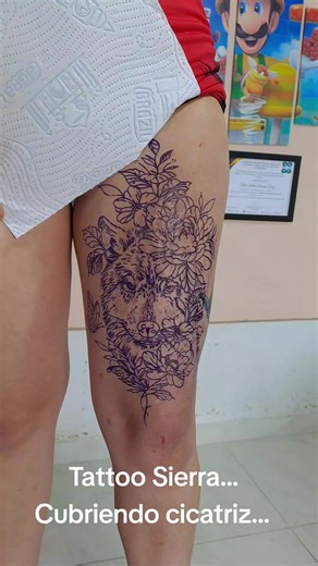 Cubrimiento de cicatriz con Tattoo Sierra