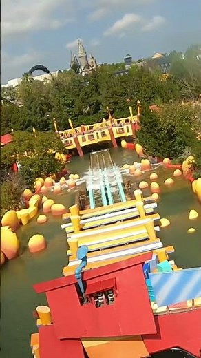 Dudley Do-Right's Ripsaw Falls Drop #islandsofadventure #universalstudios #waterride #logflume #ride
