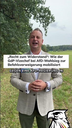 „Schießbefehl-DDR-Offizier“ fordert heute Polizisten zum Widerstand gegen die AfD auf!
