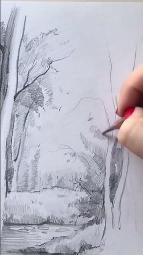 Рисование простым карандашом #рисованиеонлайн #drawing