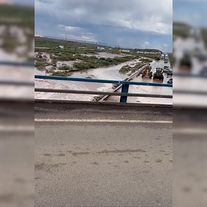 34K views · 694 reactions | Viewer video over an overpass near Gallup shows Interstate 40 flooded. Both ways on the highway were closed Tuesday afternoon. | KOAT | Facebook