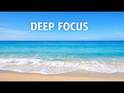 Gentle Waves on a Sunny Beach (3 Hours) 🌊 | Peaceful Sounds for Focus & Relaxation