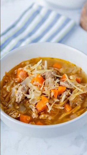 Easy Sauerkraut & Sausage Soup Recipe