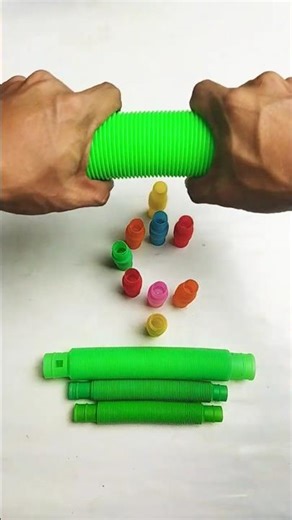Relaxing voicing of POP Tube | diy #asmr #satisfying #poptubesound #creative #shorts #popit