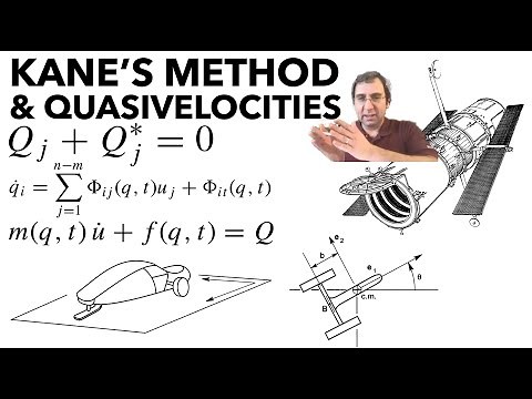 Kane's Method, Kane's Equations, Avoiding Lagrange Multipliers | Quasivelocities | Lecture 28