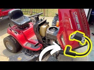 How To Replace The Ignition Coil On Troy Bilt Bronco Riding Lawn Mower