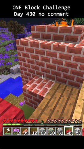 Day 430 Minecraft build challenge - ONE BLOCKS HOUSE BUILD in Minecraft 1.7