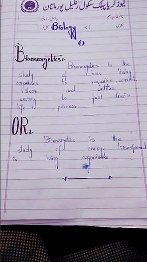 Bioenergetics #Biology