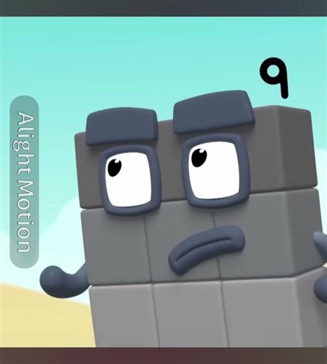 ROUNDING!! #numberblocks #nine #skulledit #edit