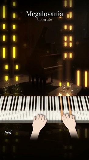 Megalovania au piano – le passage le plus intense à jouer