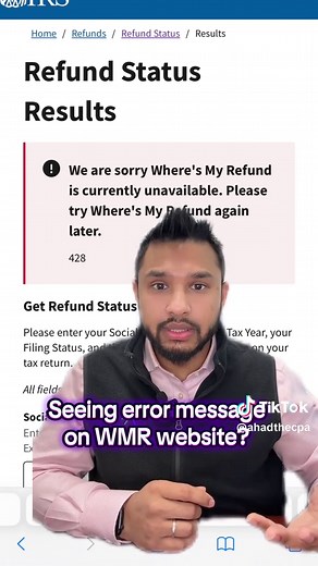 Understanding IRS WMR Error Messages and Fixes