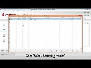 How to Create and Manipulate Reccurring Invoice