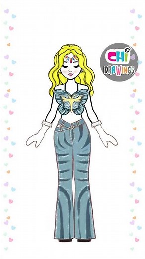 Color and dress the paper doll | Choose Outfits & Fashion for Paper Dolls |Barbie Doll Fashion Show