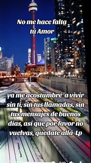 No me hace falta tu amor - La tristeza de Los Temerarios