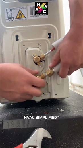 Hook-up of Split Unit #hvac