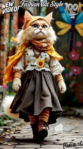 These Fashion Cats Turn the Runway Into a Catwalk!