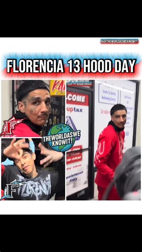TheWorldAsWeKnowIt! on Instagram: "Florencia 13 Hood Day - comment below what you think (🎥 - DCBabyDraco YouTube) - Theworldasweknowit! Doesn’t glorify anything to do with violence or terroristic groups we shed light on poverty stricken environments & communities hoping to promote positive change & outcomes #florencia13 #chicano #viral #california #losangeles"