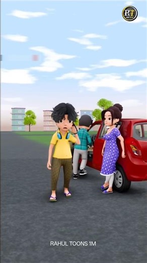 CAR BLAST HO GAYA 🤣#3danimation #cartoon #shorts #funny #shortsviral