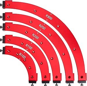 Router Corner Radius Template,from JSZYO Renovation System, This high - Quality Alloy Product Resists Deformation. Its Grooves and Holes Boost Carpentry Precision. Available in a 5 - Piece Set