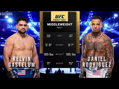 KELVIN GASTELUM VS DANIEL RODRIGUEZ FULL FIGHT UFC SAUDI ARABIA