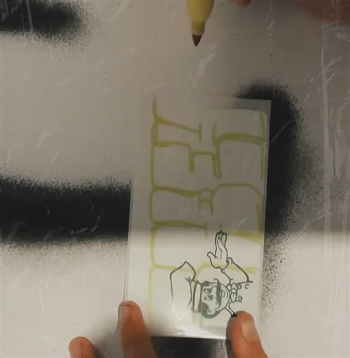 Graffiti slap sticker #graffiti #sticker #throwies