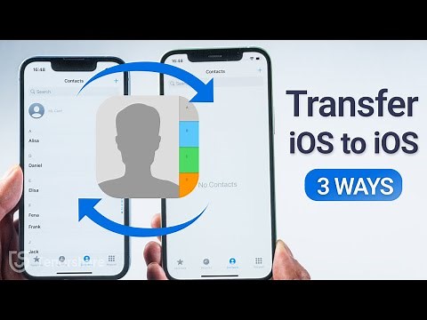 Top 3 Ways to Transfer Contacts from iPhone to iPhone [2023]