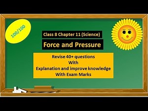 40+ important questions class 8 science chapter - 11 - force and pressure