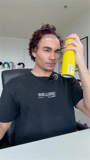 Bordeaux Curly Wig Install… I Was NOT Expecting This Result 😳🔥 #wigtutorial #menwig #curlyhair