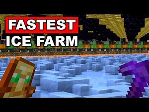 I made the MOST POWERFUL ice farm so i never have to AFK again