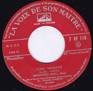 Beniamino Gigli - Core 'Ngrato