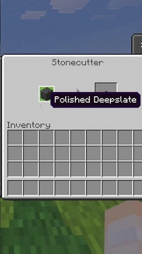 How to Make Deepslate Brick Slabs With a Stone Cutter in Minecraft #Shorts
