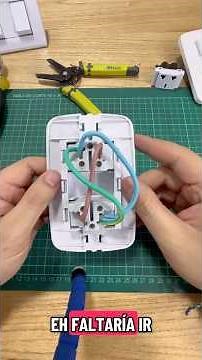 Como armar un enchufe doble o toma doble fácil y rápido. Corriente Directa. #tutorial #herramientas