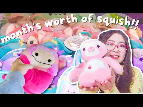 squishmallow hunting | ALL the squishmallows I saw in a WHOLE MONTH!