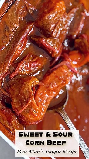 18K views · 32 reactions | Sweet & Sour Corn Beef with Peppers (Poor...