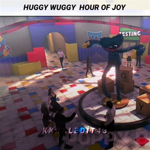 HUGGY WUGGY HOUR OF JOY 💀🥶 #poppyplaytime #huggywuggy #prototype