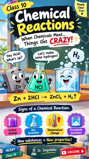 Chemical Reactions Made Easy! ⚡ | Class 10 Science