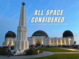 All Space Considered will be held THIS Thursday, July 20th at 7:00 pm. You can view the event in person in the Leonard Nimoy Event Horizon theater or live on our YouTube channel. We hope you will join us for the latest astronomy and space news! Photo & graphic by: Pixie Iwata #GriffithObservatory #ObserveandPonder #AllSpaceConsidered @allspaceconsidered | Griffith Observatory