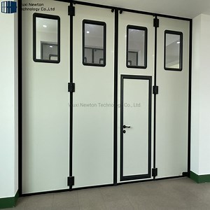 [Hot Item] Simple Installation Aesthetic Aluminum Alloy Industrial Folding Door for Warehouse
