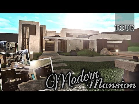 Modern Mansion | Tour | Bloxburg Roblox