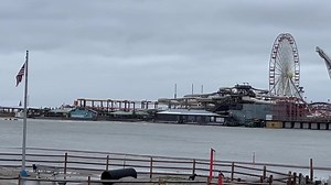 33K views · 932 reactions | Wildwood NJ beach covered in water. Video by Tom Alvarado | Watch The Tramcar Please | Facebook
