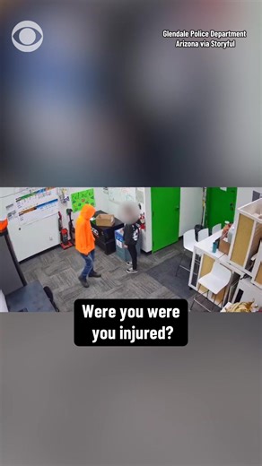 Harrowing security footage and 911 call released by police shows a man armed with a knife violently attacking an employee during a robbery at a store in Glendale, Arizona, in early October, as the worker pleads for help after the attack. Police said the suspect, identified as 52-year-old Gilbert Lara, “took money from the registers and assaulted/injured an employee." Lara was arrested and charged with kidnapping, aggravated assault and armed robbery. | CBS News