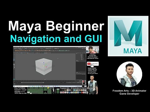 Basic Navigation and GUI - Autodesk Maya Tutorial