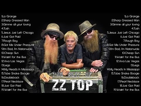 ZZTOP Greatest Hits Full Album 2024 - The Best of ZZTOP Blues Rock Songs