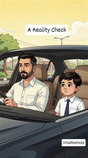 A father tried to teach his son the value of struggle, but the son's unexpected reply says a lot about today's generation. Meanwhile, another child was working hard under the scorching sun just to move forward. 💔 A real-life moment that makes you think about privilege, hard work, and childhood. #RealityCheck #ViralStory #LifeLessons #IndianStories #SocialReality