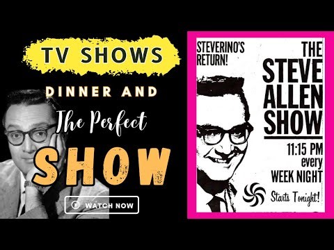 Vintage Steve Allen | Rare Footage From 1957 & 1961 That Vanished For Decades