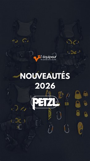 l'équipeur on Instagram: "✨ Nouveautés PETZL – Collection 2026 ✨ On a eu la chance de découvrir (et de tester 👀) les toutes dernières innovations @petzl_professional qui arriveront en 2026, et autant dire que le niveau se renforce encore pour les pros du travail en hauteur. ✔️ Nouvelles poulie : plus fluides, plus solides, prêtes pour les manœuvres exigeantes. ✔️Descendeur RIG réparable : on remplace seulement les pièces nécessaires. ✔️Gamme antichute avec des absorbeurs d’énergie repensés, com