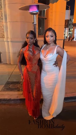 chloe bailey fanpage. | chloe and olandria at the 2026 Fifteen Percent Pledge Fundraising Gala tonight. 🧡🤍 cc: fashionbombdaily • • #chloe #chloebailey... | Instagram