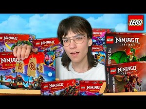 I BOUGHT NEW LEGO NINJAGO SETS