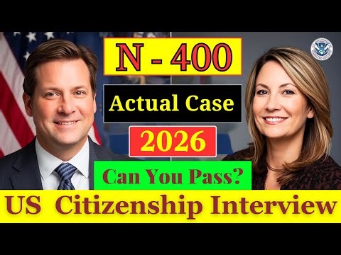 Actual Interview of U.S. Citizenship 2025, N-400 Naturalization Interview and Test, Small talk #n400