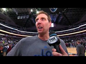 Dirk Nowitzki Post Game Interview and Crowd Address in Dallas | 03.07.17